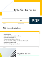 Quyết định đầu tư dự án