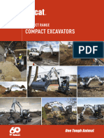 Bobcat Compact Excavator Range Brochure