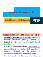 MKT Structure - Brief Review