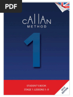 Callan Method - Book 1 - Stage 1 | PDF | Art