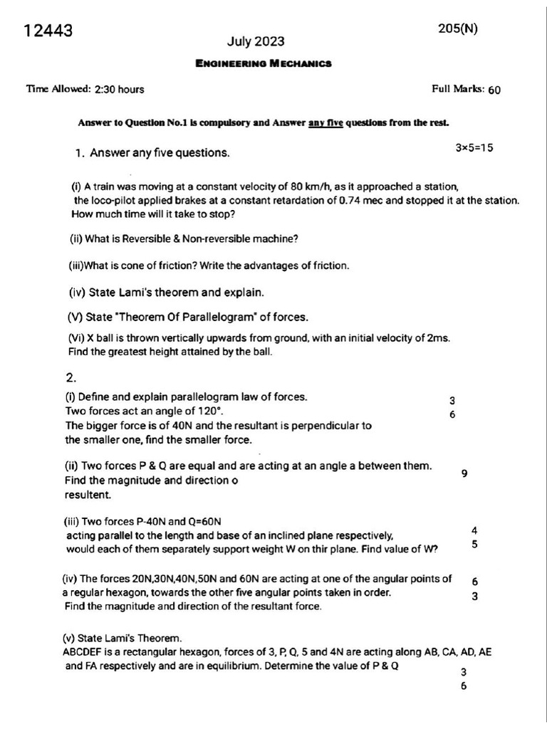 ENGINEERING MATHEMATICS 1 QUESTION PAPER 2023 PDF DOWNLOAD intelligence overview