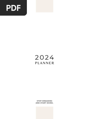 2024 Monthly Planner