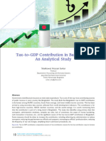 Tax To GDP Contribution in Bangladesh
