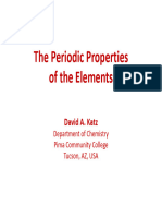 Periodic Properties