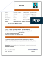 Bio Data Format 7