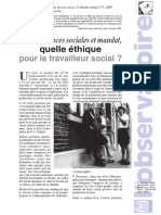 Entre Violences Sociales Et Mandat