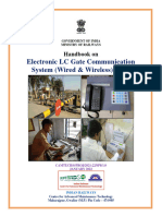 Handbook On Electronic LC Gate Communication System (Wired & Wireless) in IR