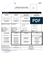 BEST FORM HRG 004 Formulir Lamaran Kerja