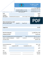 Safety Observation Card (SOC) FORM