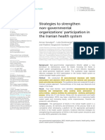 Strategies To Strengthen NGOs in Iran