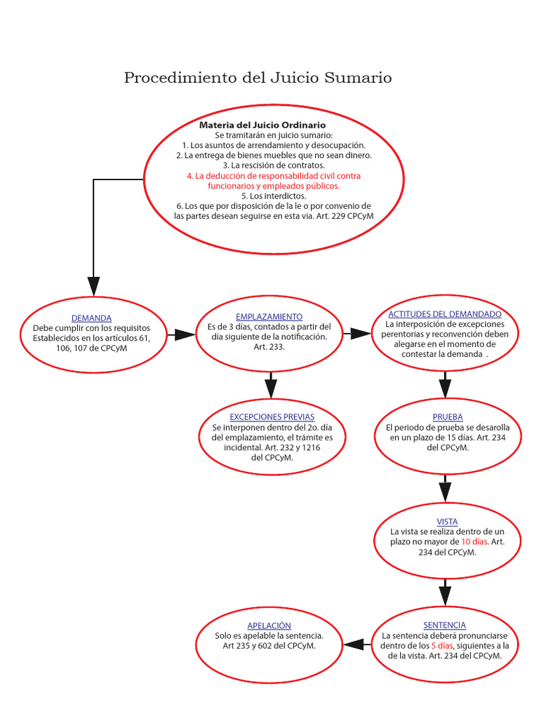 Diagrama Procedimiento Del Juicio Sumario | PDF | Justicia | Crimen y ...