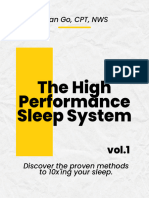 High Performance Founder Sleep Report