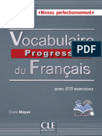 Vocabulaire Progressif Du Franais Niveau Perfectionnement 3 PDF Free