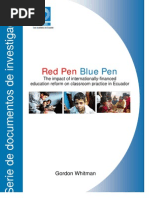 Download Red Pen Blue Pen The impact of internationally-financed education reform on classroom practice in Ecuador Gordon Whitman by Felix Alvarado SN69293699 doc pdf