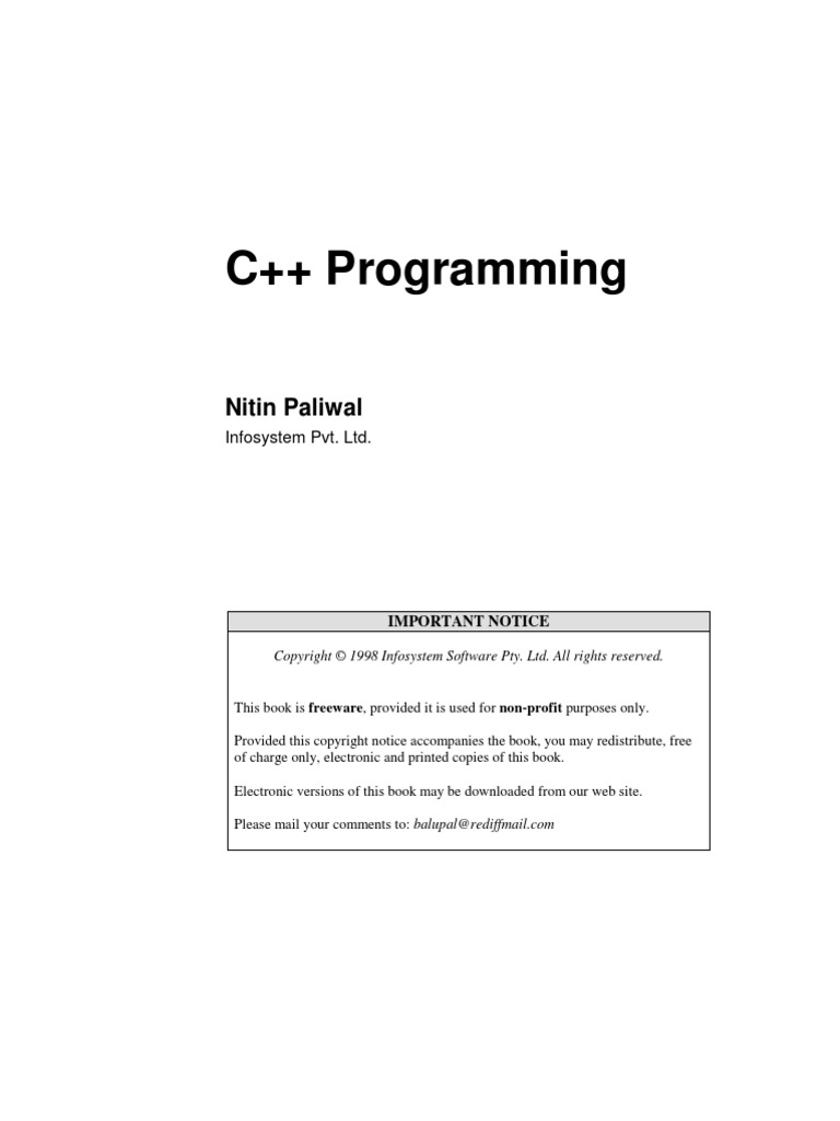 C++ Infosystems 2 | PDF | Integer (Computer Science) | Class (Computer ...
