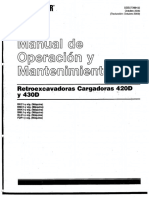 Retroexcavadora Manual de Mantenimiento-420D