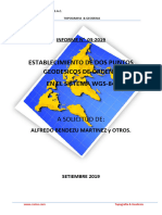 Informe GEODESICO BENDEZU