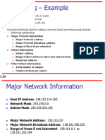 Subnetting - Example: Given The Following Host IP Address, Network Mask and Subnet Mask Find The Following Information