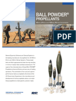 BALL POWDER Propellants 60 81 120mm