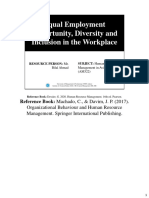 3-4 Lecture (Equal Employement Opportunity, Diversity and Inclusion) - AM 322 - HRM in Aviation