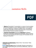 Presentation Skills ( (Unsaved-310646992792206574) )