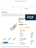 Buy Ki Cable Lugs (Bhel), Size 90 Millimeter Online - GeM