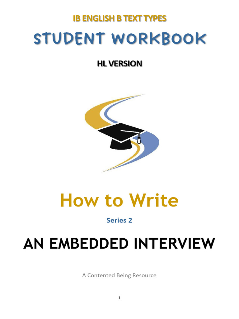 Writing an Embedded Interview | PDF | Ellipsis | Part Of Speech