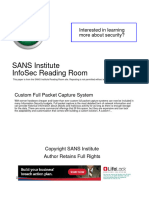 SANS Cyber Response custom-full-packet-capture-system-34177