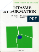 Fantasme Et Formation - René Kaës, Didier Anzieu, Louis-Vincent Thomas 1984