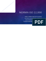 NORMA ISO 22000 Logistica