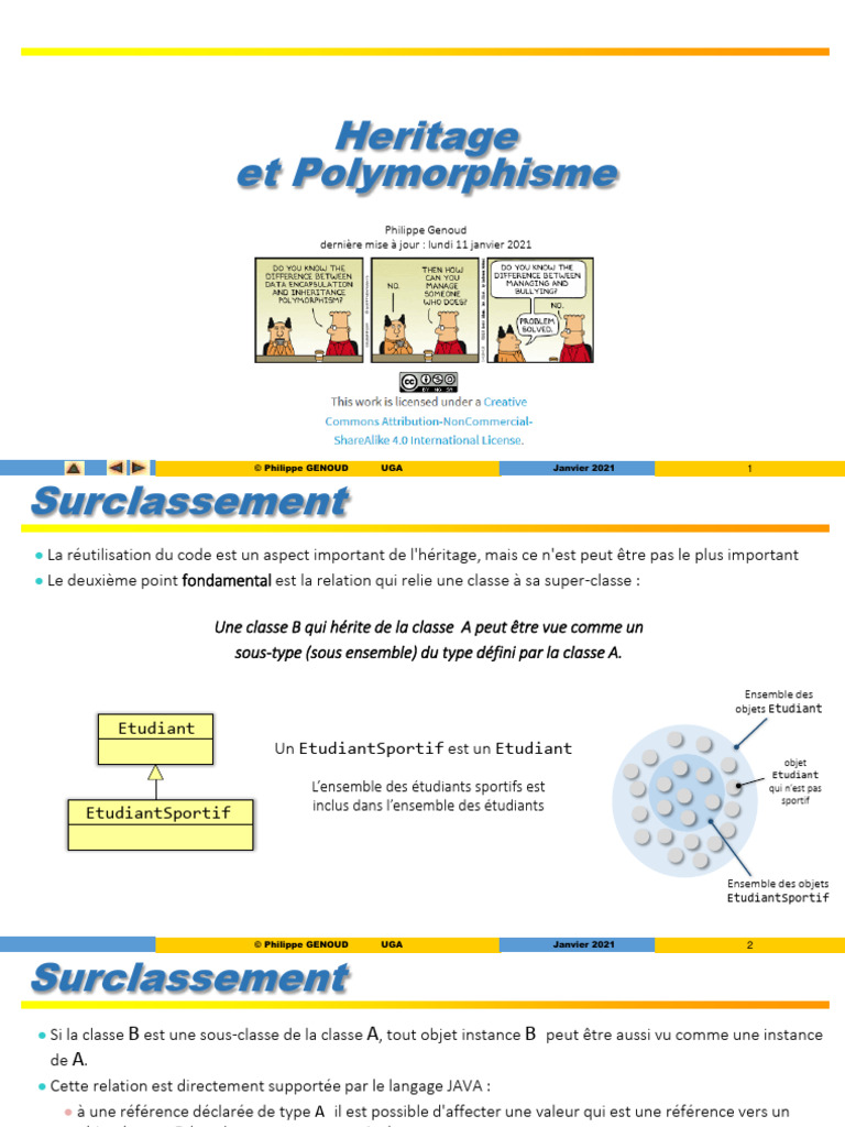 Héritage et Polymorphisme en Java | PDF | Java (Langage de ...