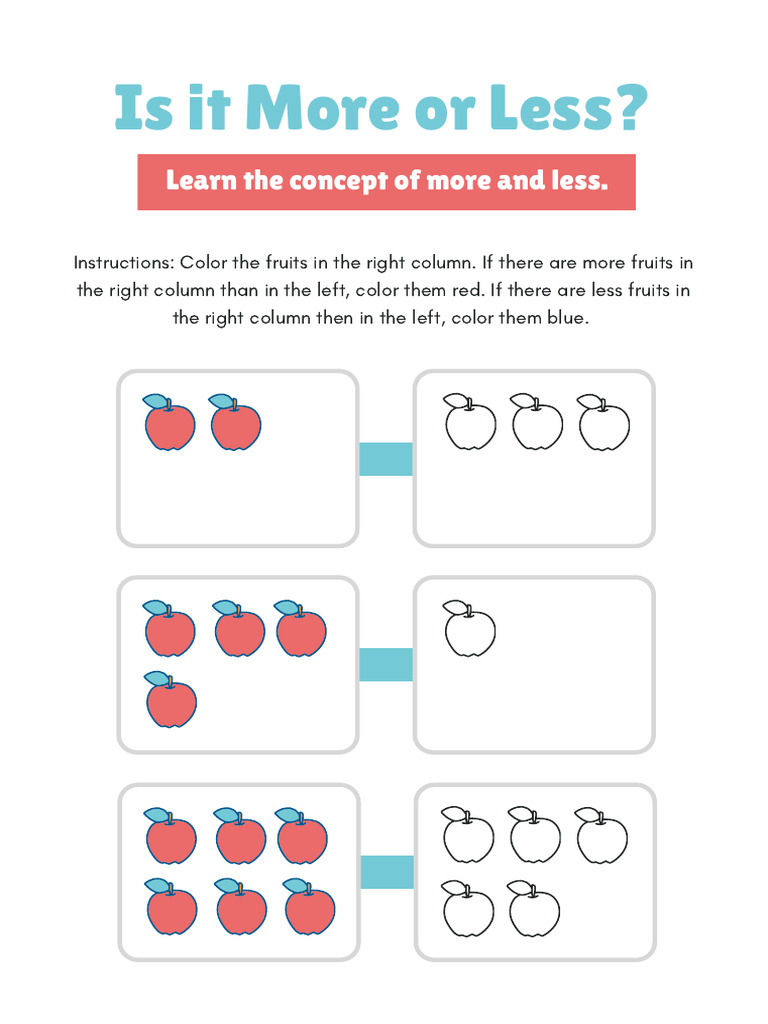 Canva Apples Worksheet PDF