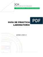 Guía de Prácticas de Laboratorio - Quimica Fisica I
