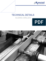 Sliding Grille Technical Details