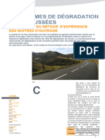 Mecanismes de Degradation Des Chaussees Par Analyse Du Retour D Experience Des Maitres D Ouvrage Cle477f43