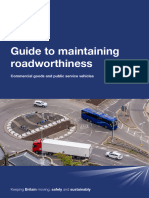 Guide To Maintaining Roadworthiness Commercial Goods and Public Service Vehicles