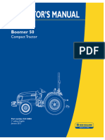 New Holland Boomer 40 50 Operators Manual Compact Tractor 52112804