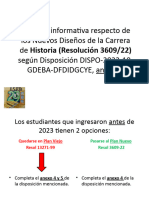 Reunion Informativa - Cambio de Plan - Historia