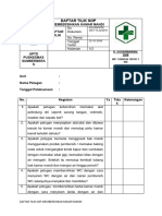 Daftar Tilik Sop Membersihkan Kamar Mandi