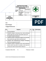 Daftar Tilik Sop Pemakaian Kaca Mata Pelindung