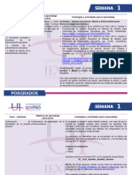 Planeación Didáctica Semana 1