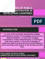 Features of Public Administration in Developing Countries Shang