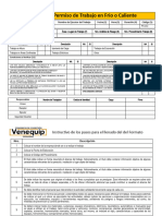 Formato Permiso de Trabajo CCV