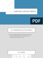 AVL Height Balanced Trees