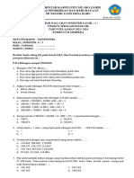 Soal Ujian Matematika KLS V Semester 1 Kurikulum Merdeka SDN 113 Desa Baru