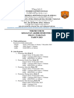 Teknis Kegiatan Akhir Semester 1