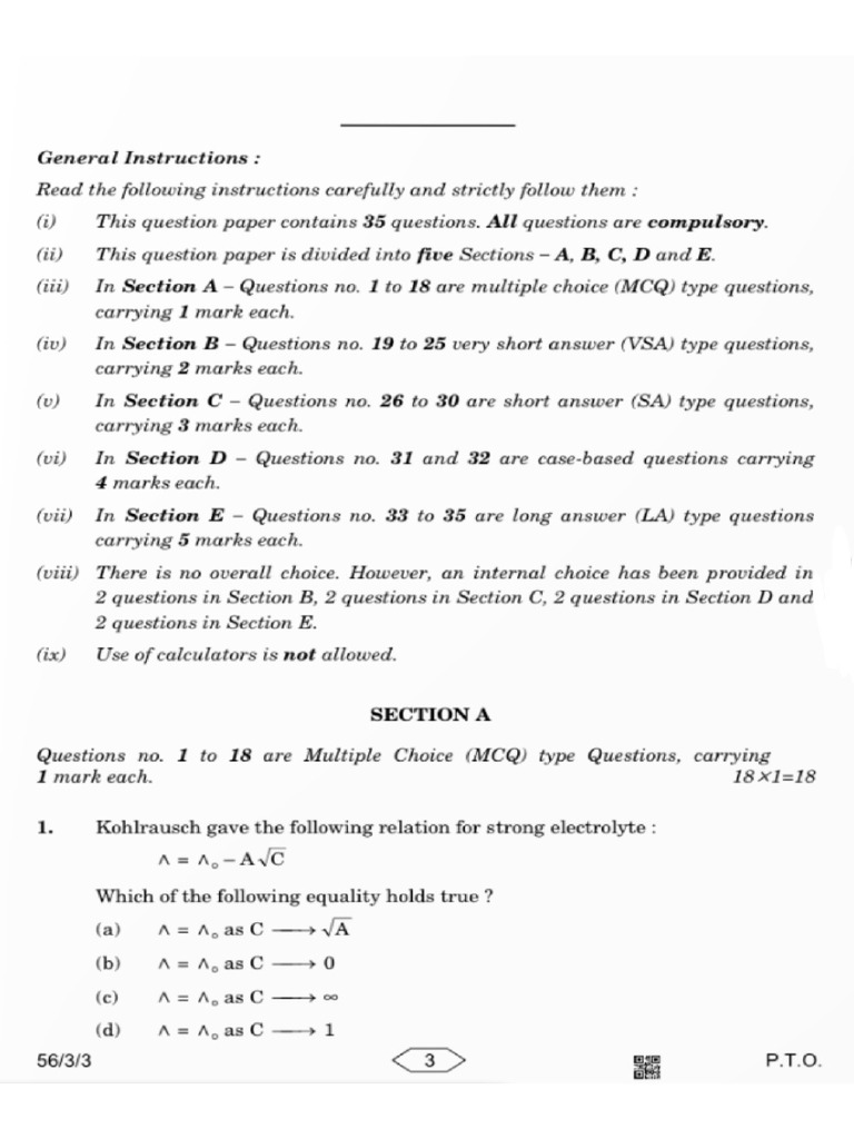2023 Chemistry Set 3 | PDF