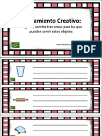 Tarjetas Pensamiento Creativo 1