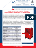 Maquina para Tratamientos Termicos Relevado de Esfuerzos POL 608075SG 48V