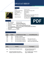 Daftar Riwayat Hidup - SKB Dosen Dara Anisa